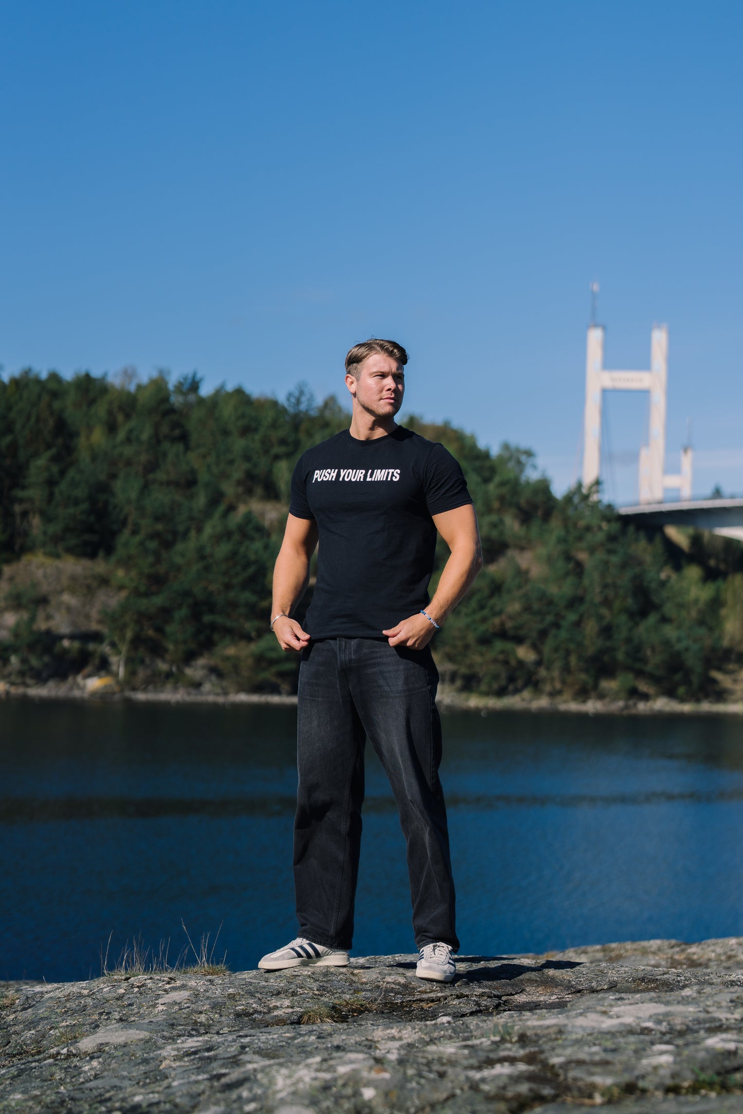 PUSH YOUR LIMITS TEE BLACK