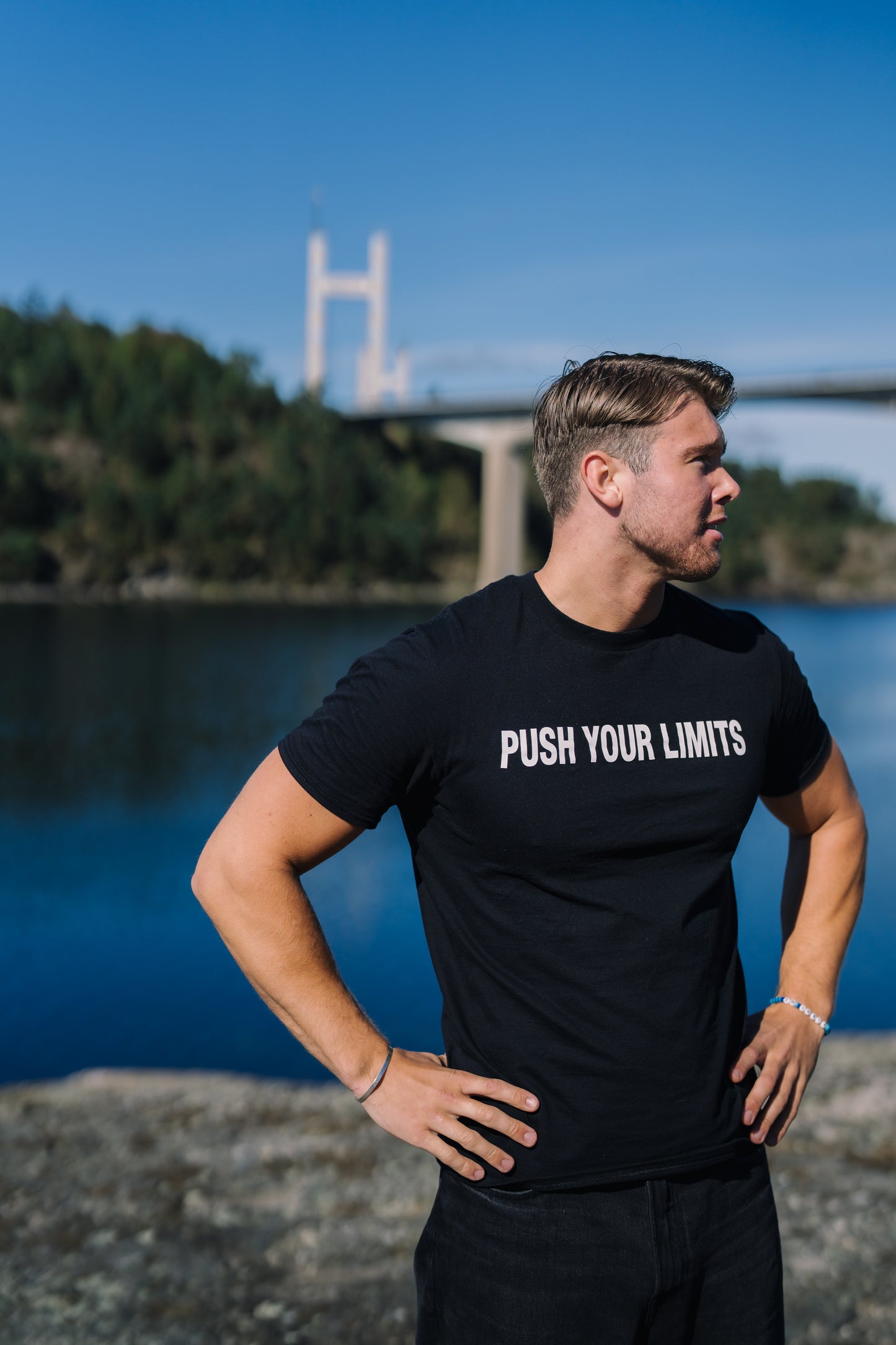 PUSH YOUR LIMITS TEE BLACK