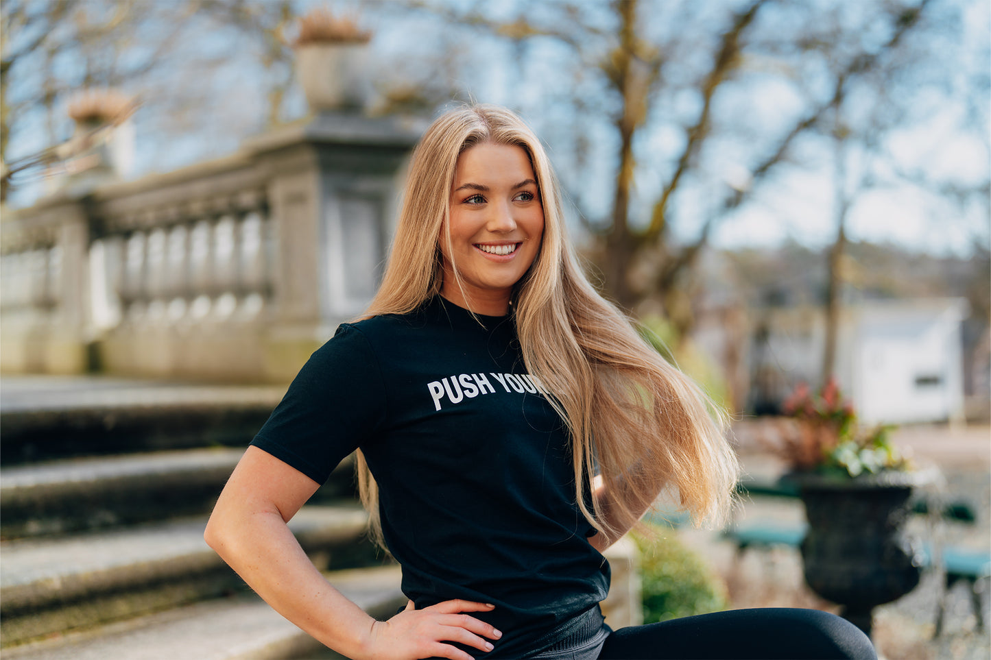 PUSH YOUR LIMITS TEE BLACK