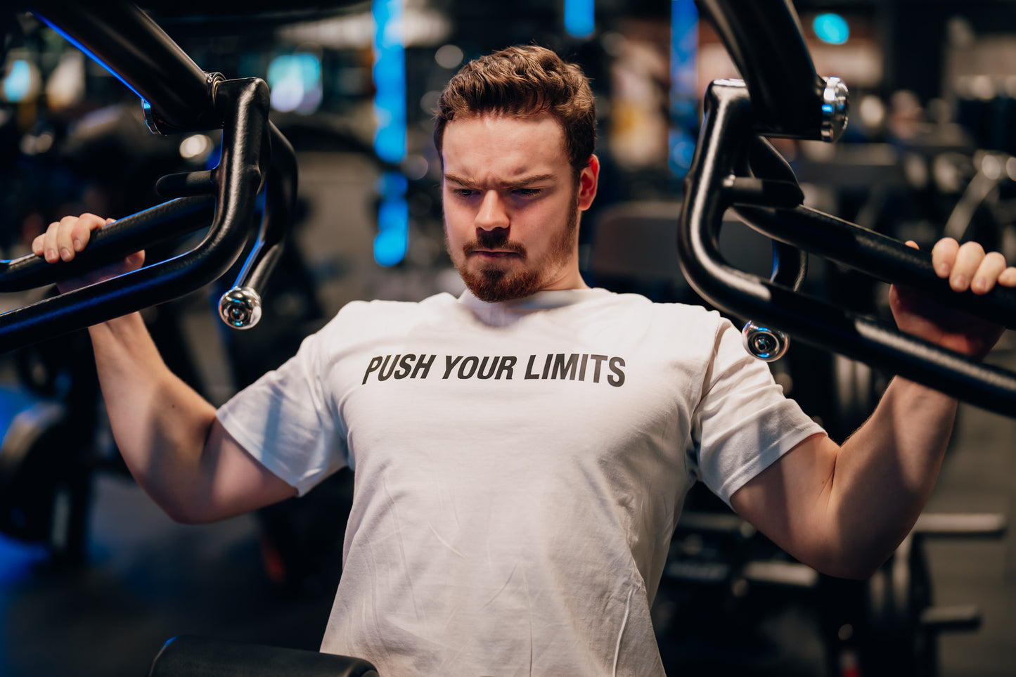 PUSH YOUR LIMITS TEE WHITE